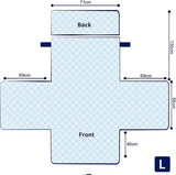 subrtex - Luxe fauteuilhoes, fauteuilbeschermer - stoelbeschermer, grote stoelbeschermer, wasbaar - Choco, groot