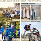 Kofferorganizerset, 4-delig, Packing Cubes, waterdichte reis-kledingtassen, paktassen voor koffer, verpakkingskubus met make-uptas, schoenentas (beige)