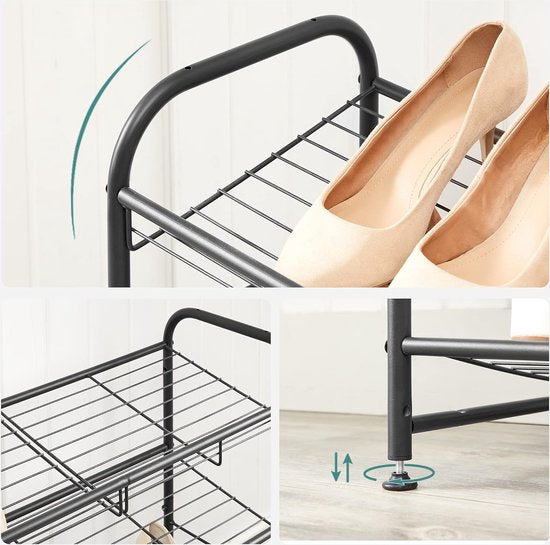 Schoenenkast,zwart 6