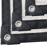 Dekzeil, waterdicht, transparant, met ogen, afdekzeil, bootzeil, met ogen, dik materiaal, 5 ml, voor tuinmeubelen, zwembad, auto, 2 x 3 m
