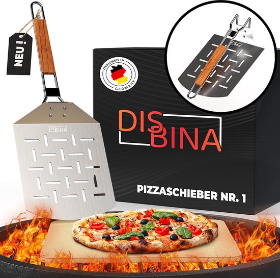 pizzaschep (inklapbaar) - pizzaschep van roestvrij staal - pizzaschep - NIEUW - het perfecte pizzaaccessoire