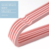 Roze fluwelen kleerhangers, duurzaam, antislip, ruimtebesparende kleerhangers, koper/roségoud, 50 stuks