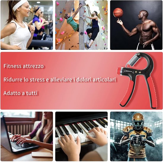 Handtrainer Onderarmtrainer Verstelbare grijpkrachttrainer Onderarmtrainingsapparaat Handgreepkrachttrainer 5-60 kg, Onderarmgrijper Draagbare vingertrainer Ergotherapie