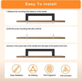 12 stuks meubelgrepen, zwart, 96 mm, kastgrepen, keukengrepen, roestvrijstalen vierkante handgrepen met schroeven en schroevendraaier voor keukens, lades, kasten, meubels