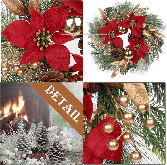 Kerstkrans,diameter van 45 cm