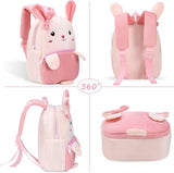 Kinderrugzak kleuterschool voor meisjes jongens kleuterschool rugzak pluche schooltas schattige schattige dieren mini cartoon rugzak 2-5 jaar kindertas kleuterschool wieg kita