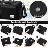 Sporttas voor dames en heren, reistas met schoenenvak en nat vak, groot, opvouwbaar, gymtas, waterdichte zwemtas, lichte trainingstas, jongens, meisjes, duffeltas voor sport, fitness, reizen,