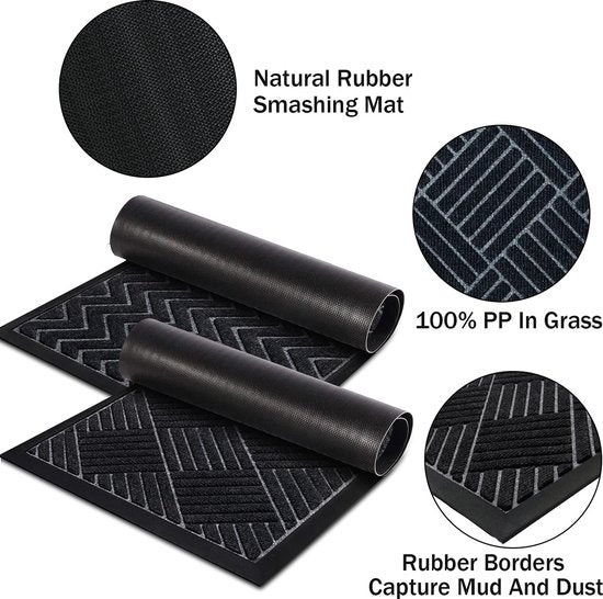 Deurmat,Zwart