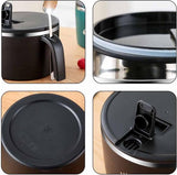 Instant Noodle Bowl, roestvrijstalen pastakom, 900 ml, Bento Box, draagbaar, lekvrij, instant pastakom, rijstkom, voor voedsel, met deksel en deksel, soepkommen (klein)