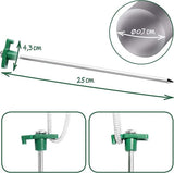 24 x tentharingen van staal, lange en robuuste haringen met houder van kunststof, rotsbodemharing voor camping en outdoor, ideaal voor normale en harde ondergronden