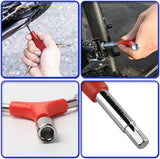 Fiets spaaksleutel wiel centreer universeel, nippelspanner, mini spaakspanner reparatie gereedschap, spaken grootte 10-15 fiets repareren