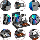 Cadeaus voor mannen, houten telefoondockingstation, horloges, portemonnees, nachtkastorganizer, cadeau, echtgenoot, cadeau voor hem, vader, broer, Kerstmis, jubileum, verjaardagscadeau voor mannen,