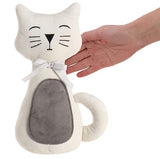 Deurstopper, zware deurhouder, schattig kattendesign, functioneel woonaccessoire, stopper voor ramen en deuren, optimaal bij doorgang (1 stuk - kat Lucy)