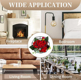 Kaarsenhouder Kaarsenhouder Kaarsenhouderset Metaal 6-delig Ijzer Decoratieve lantaarn Kaarsenhouder voor stompkaarsen Zwart Moderne kaarsenstandaard Tafeldecoratie voor bruiloft Woonkamer