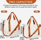 Opvouwbare reistas met schoenenvak en nat vak, waterafstotende weekendtas, gymtas, handbagage, tas, trainingstas voor dames en heren