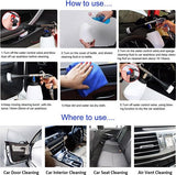 Reinigingspistool, hogedrukreinigerpistool, autoreinigingspistool, persluchtreiniger, 6 - 9,2 bar, instelbare luchtdruk, nikkel-metaalcoating, met mondstuk, handdoeken, handschoenen, borstels