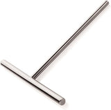 Deegverdeler, crêpemaker, deeg, crêpe verdeler, crêpemaker voor crêpedeeg of palatham met lange handgreep, 20 cm, in roestvrij staal, crêpe spreder voor pannenkoeken en eierkoeken