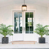 Kunstplanten Kunstpalm Kunstplant Grote Palm Kunstboom Tropische Esthetische Decoratie Woonkamer Balkon Slaapkamer Kantoor Huis 110 cm