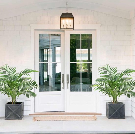 Kunstplanten Kunstpalm Kunstplant Grote Palm Kunstboom Tropische Esthetische Decoratie Woonkamer Balkon Slaapkamer Kantoor Huis 110 cm