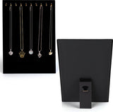 Belle Vous 2 Pak Zwart Velours Ketting Sieraden Display Houders - Sieraden Organizer Rek Standaards met 10 Haken voor Kettingen - Vertoon Kettingen, Hangers & Andere Accessoires