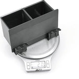 Houder - Tandenborstel Badkamer Zwart Ruimte Aluminium 2 Gleuven Tandenborstelbeker Opbergdoos Zonder boren Automatische installatie - Zelfklevend