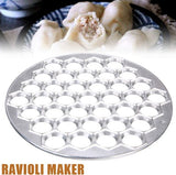 Ravioli-maker, 37 gaten, ravioli-maker, koekjesmaker, ravioli-pers, deegzakken, gereedschap voor het koken en bakken
