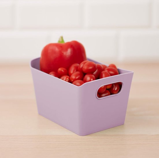 Storage box without lid, 29 x 19 x 15 cm, plastic storage boxes, for bathroom, boxes, storage box, kitchen, organizer, box, plastic, baskets and containers.