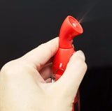 2 x watersproeiers, waterverstuiver voor het verfrissen met luchtdruk, 80 ml, in rood en wit (02 stuks, rood/wit)