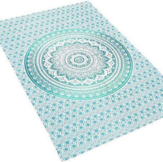 Wandkleed Groene Ombre