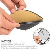 Cosmetic Mirror Black Standing Makeup Mirror with Magnification 5x/1x Table Mirror Brass 360° Swivelling Double-Sided Mirror Shaving Mirror Standing, Diameter 20 cm