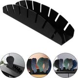 Kapstandaard voor baseballpetten, hoedenstandaard voor honkbalpetten, acryl hoed, organizer voor honkbalpetten, geen installatie voor 7 mutsen, baseballhoed, displaystandaard voor