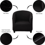 Club Chair Slipcover, High Stretch, Removable and Washable Armchair, Sofa Slipcover, Furniture Protector for Living Room