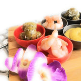 Nacho Dipschaaltjes tapasschalen design look | Nacho dipschaal dipschaal dipschaaltjes voor sushi-sojasauzen | snackschaal dipschaal voor stokjes tapas kom sausschaal | 10 x oranje