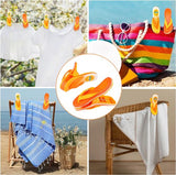 4 stuks strandhanddoekklemmen, handdoekklemmen voor strandligstoelen, grote badhanddoekklemmen voor ligstoelen, strandklemmen voor handdoeken, was, zonnebed, klemmen voor strandhanddoek