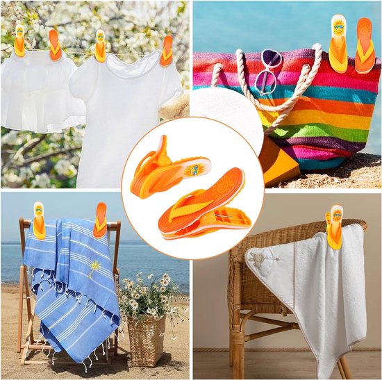 4 stuks strandhanddoekklemmen, handdoekklemmen voor strandligstoelen, grote badhanddoekklemmen voor ligstoelen, strandklemmen voor handdoeken, was, zonnebed, klemmen voor strandhanddoek