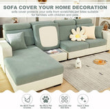 Bankovertrek stretch bankovertrek, universeel, elastisch, antislip, voor sofakussen, L-vormig, chaise longue, meubelbescherming Bankovertrek stretch, universeel, elastisch, antislip, voor sofakussen, L-vormig, chaise longue, meubelbescherming.