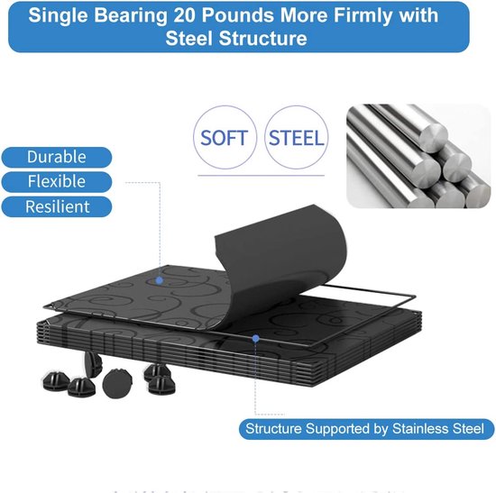 Kledingkast met 8 kubussen, garderobekast, steekreksysteem, kunststof kast met deuren en 1 hanger, diepere vakken dan normaal (45 cm vs. 35 cm) voor meer ruimte