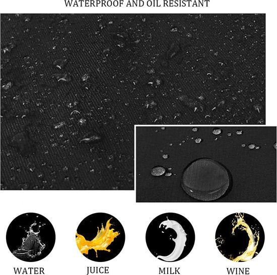 2 stuks kookschort, keukenschort, verstelbaar model, waterdicht, grillschort, heren en dames, keuken, restaurant, café, keukenschort, zwart