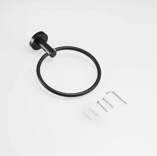 Handdoekringen van roestvrij staal badkamer badkamer houder houder handdoek handdoekhaak handdoekhouder handdoekring handdoekstandaard ring handdoekhouder