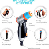 Verstelbaar spuitpistool met 3 sproeiers, tuinspuit, metalen tuinsproeier. Verstelbare handdouche voor tuin, autowassen en thuis, schokbestendig en lichtgewicht, praktische douche