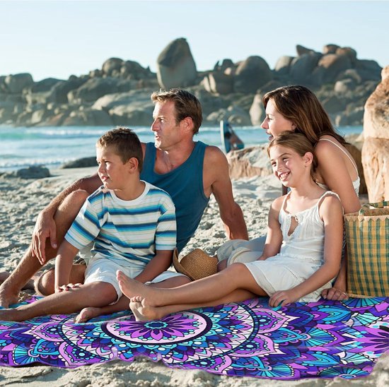 Strandhanddoek, microvezel, badhanddoek, 180 x 80 cm, sneldrogend, strandlaken, zandvrije strandhanddoek, reishanddoek voor reizen, zwemmen, strand, sport