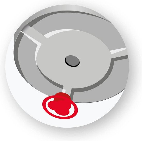 Plantenpot, zwart/graniet, diameter 30 cm, hoogte 22 cm