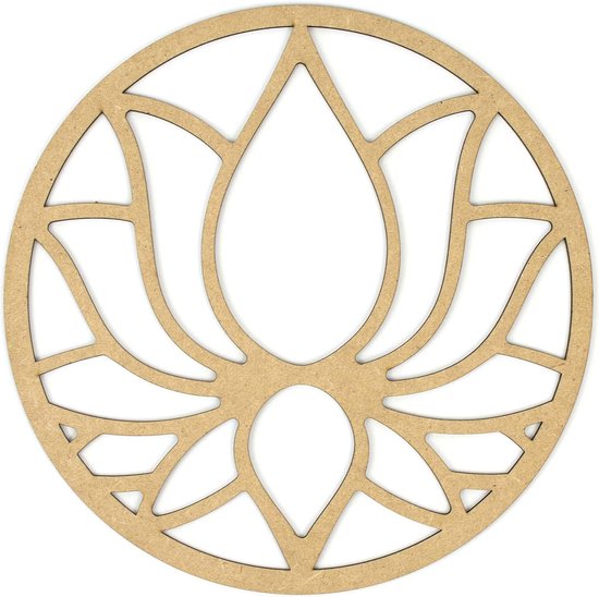 Lotus flower decoratie wanddecoratie hout Lotus flower decoratie wanddecoratie Lotus flower foto decoratie muur hout Vintage tuindecoratie meditatie accessoires 3D mandala muur