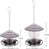 Vogelvoederhuisje ophangen, vogelhuis met standaard, weerbestendig, vogelvoederdispenser ophangen, hoge capaciteit, geschikt voor alle tuinvogels