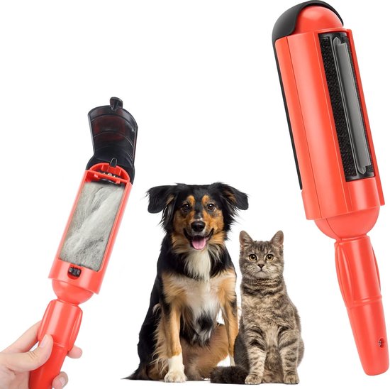 Dierenhaarverwijderaar, pluizenroller, dierenhaar, kattenhaarverwijderaar, hondenhaarverwijdering, pluizenborstel, herbruikbaar voor dierenhaar, kattenhaar, banken, bedden, kleding, tapijten