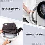 Siliconen opvouwbare emmer 10L is een handige, opvouwbare emmer die ideaal is voor thuis schoonmaken, kamperen, vissen, autowassen, keukengebruik en als draagbare watercontainer. De emmer is grijs van kleur.