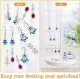 Sieradenstandaard in hoogte verstelbare sieradenhouder T-vormige Kettingstandaard, Multifunctionele Sieradenboom metalen sieradenhouder juwelenopslag voor Kettingen, Oorbellen, Armbanden en accessoires (Wit)