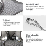 Kattenharnas en lijn Ultralicht voor ontsnappingsbescherming Verstelbaar kruis van zacht gaas in gewatteerde vulling Hardloopvest Jas voor kittens Huisdieren Puppy