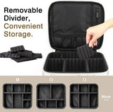 Make-uptasje, organisator van make-uptasjes, professionele make-uptasje, make-uptasje, draagbare make-uptasje, damesreistas met verstelbare verdeler, make-uptasje, opbergtas