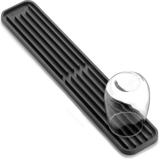 Afdruipmat, 43 x 7,8 x 1 cm ,Grijs